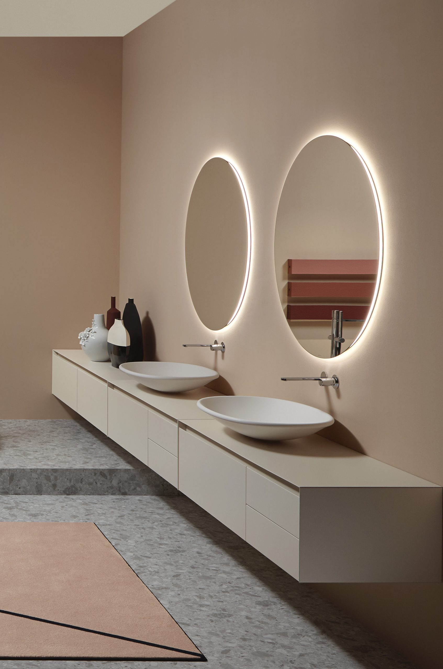 Interior with Rim washbasins by Debiasi Sandri