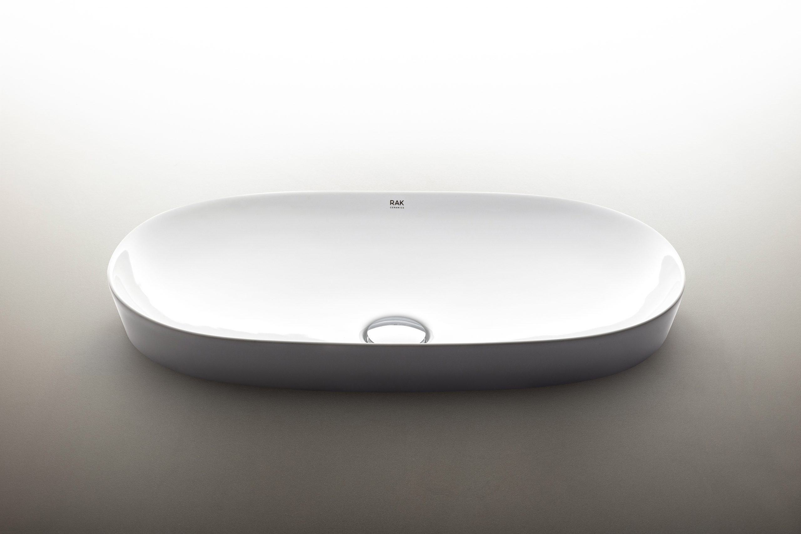 Oval Variant washbasin designed by Debiasi Sandri for RAK Ceramics