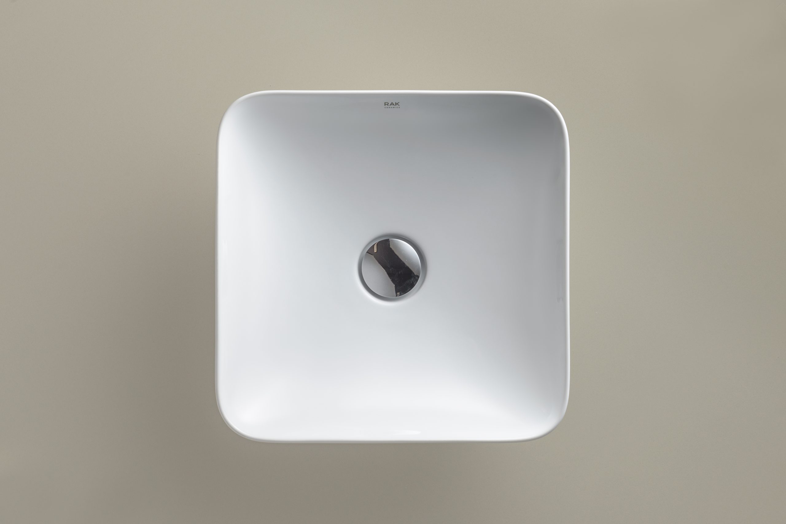 Square Variant washbasins designed by Debiasi Sandri for RAK Ceramics